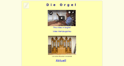 Desktop Screenshot of orgel-info.de