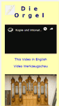 Mobile Screenshot of orgel-info.de